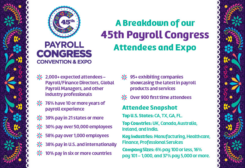Breakdown graphic for attendees and expo